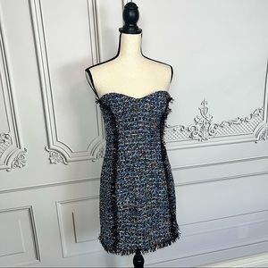 Lovers + Friends Blue Multi Luna Mini Dress | Size M